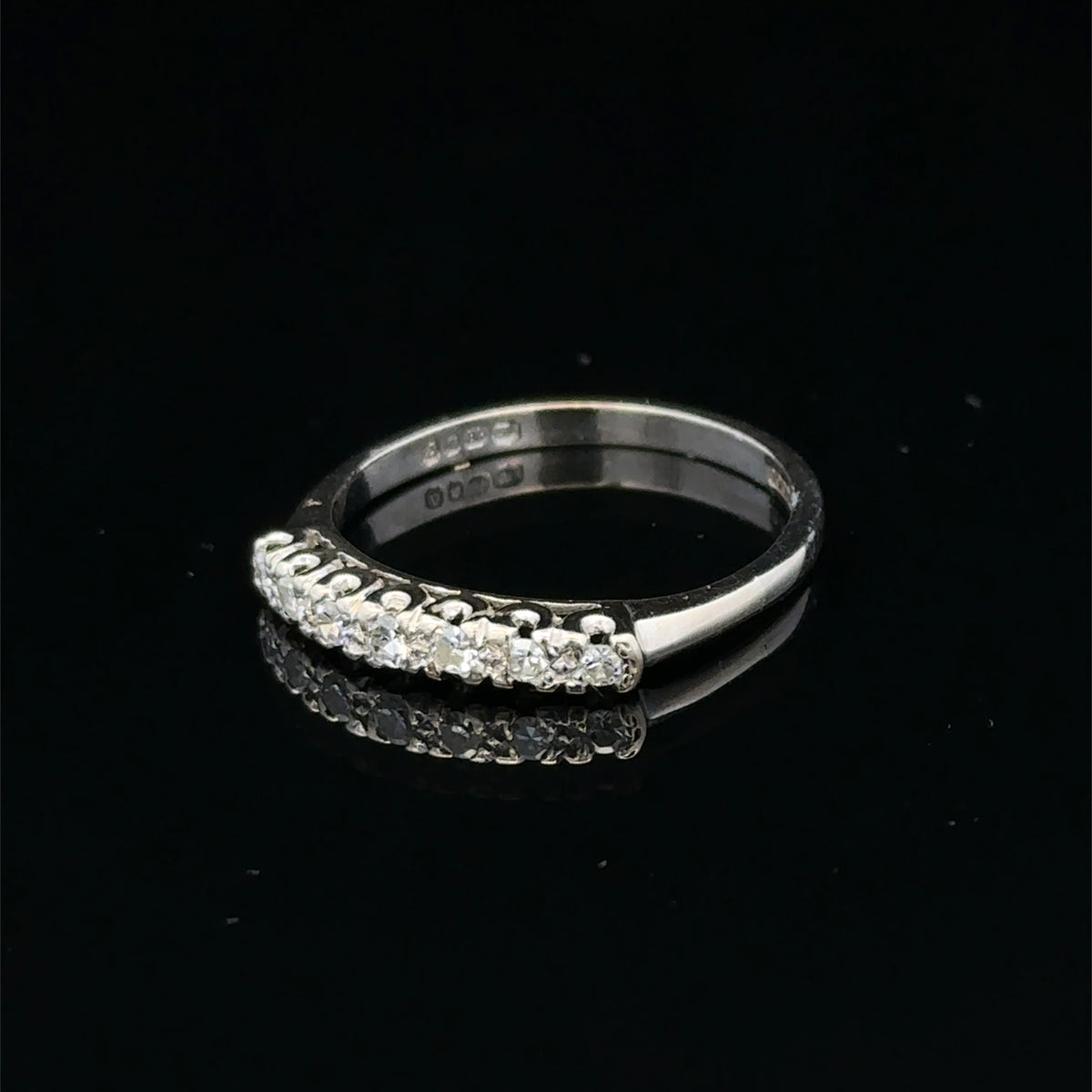 18ct white gold diamond ring sh25693l