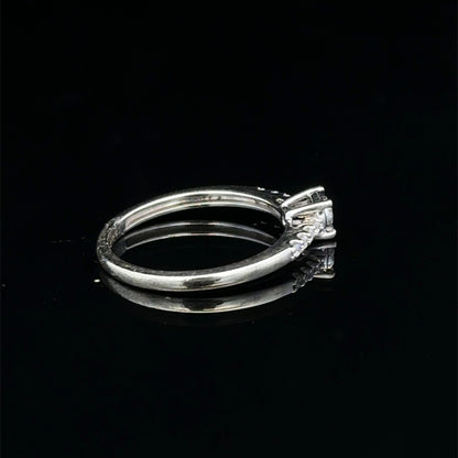 9ct white gold diamond ring  sh25760l