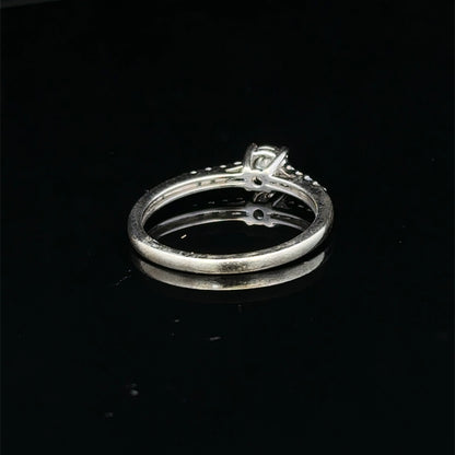 9ct white gold diamond ring  sh25760l