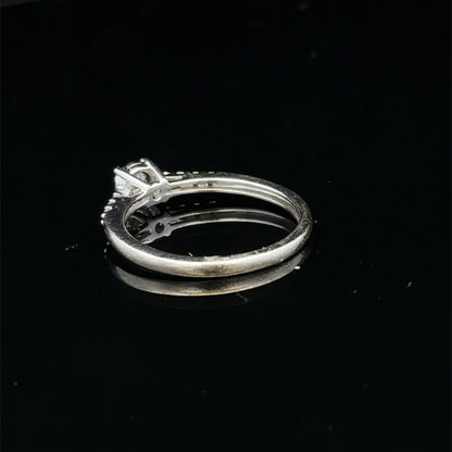 9ct white gold diamond ring  sh25760l