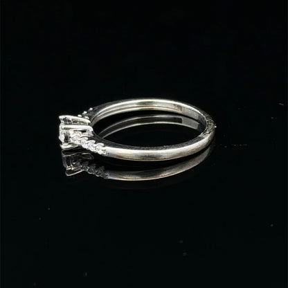 9ct white gold diamond ring  sh25760l