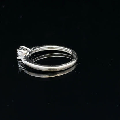 9ct white gold diamond ring  sh25760l