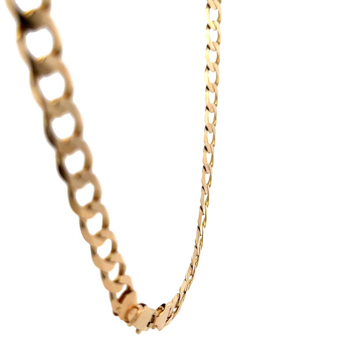 9ct yellow gold curb chain 48.9g (sh25820l)