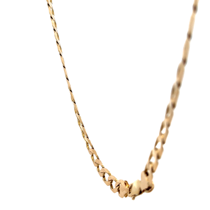9ct yellow gold curb chain 48.9g (sh25820l)