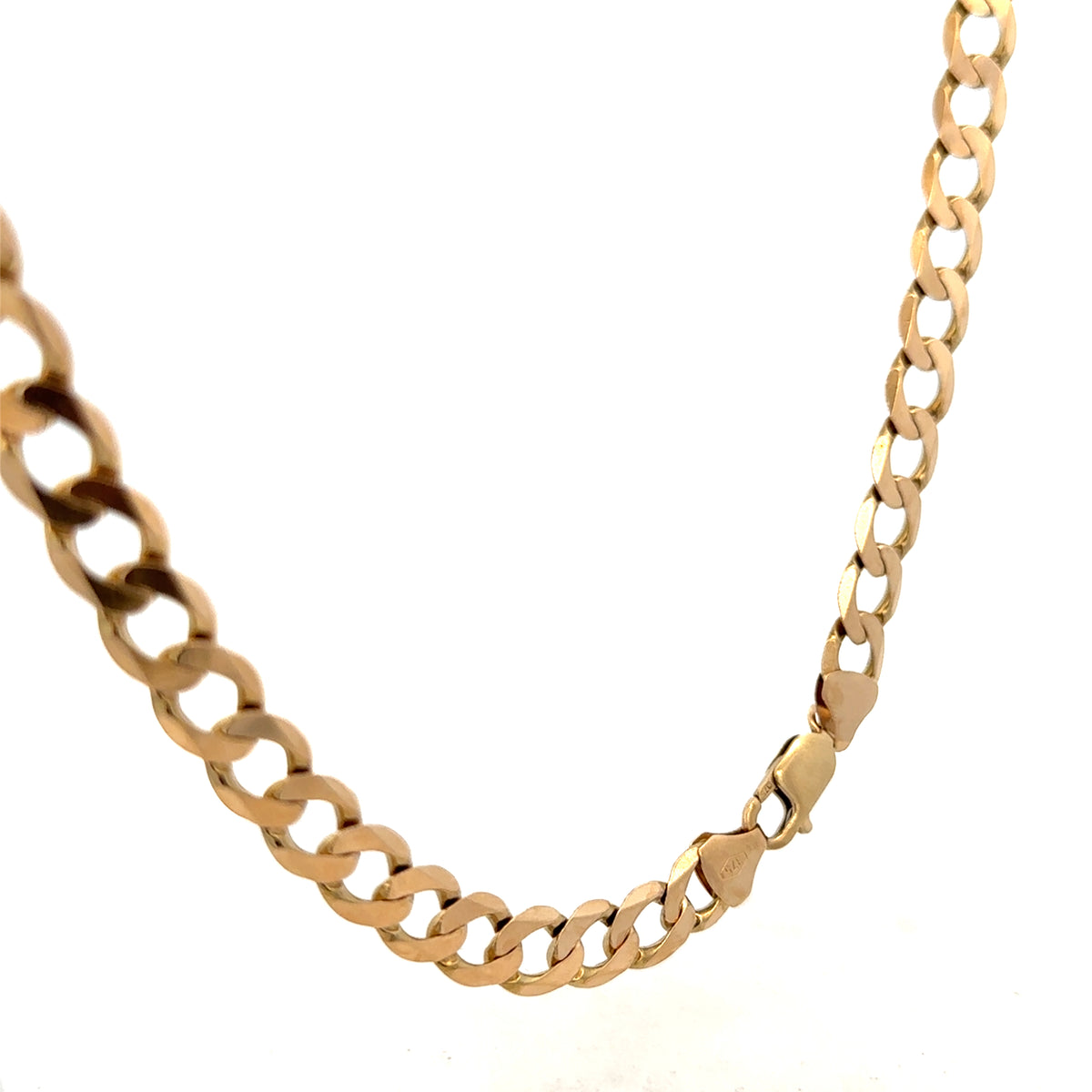 9ct yellow gold curb chain 48.9g (sh25820l)