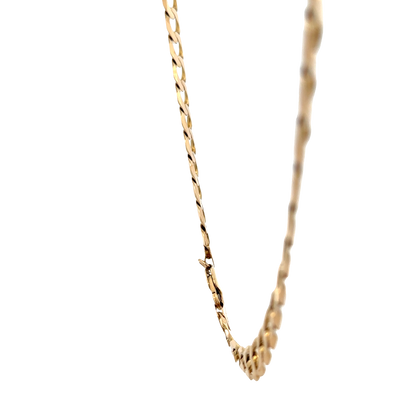 9ct yellow gold curb chain 48.9g (sh25820l)