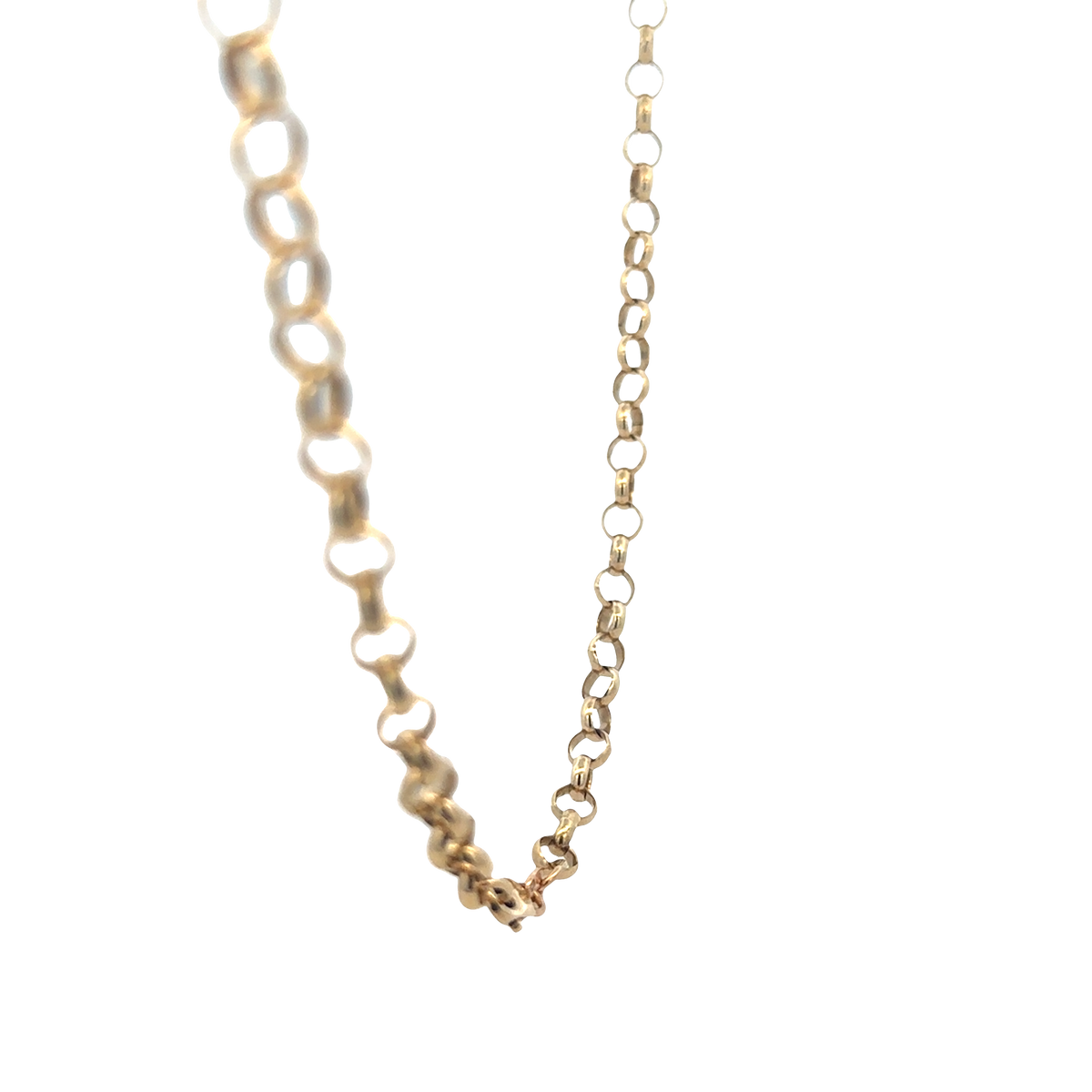 9ct yellow gold belcher chain 17.4g (sh25824l)