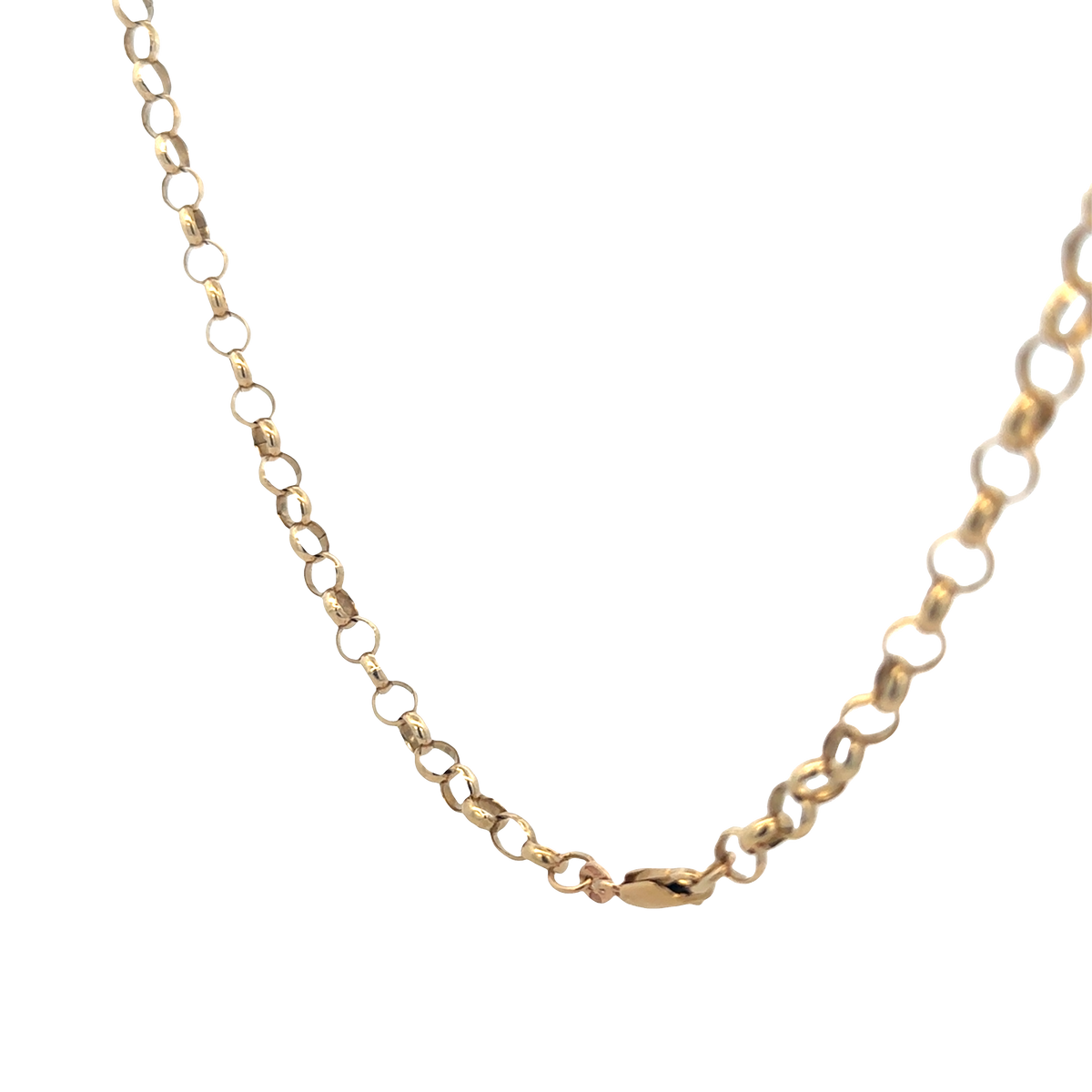 9ct yellow gold belcher chain 17.4g (sh25824l)