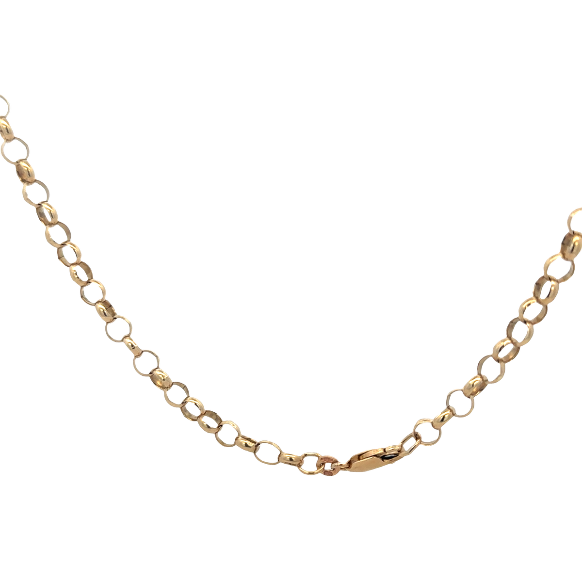 9ct yellow gold belcher chain 17.4g (sh25824l)