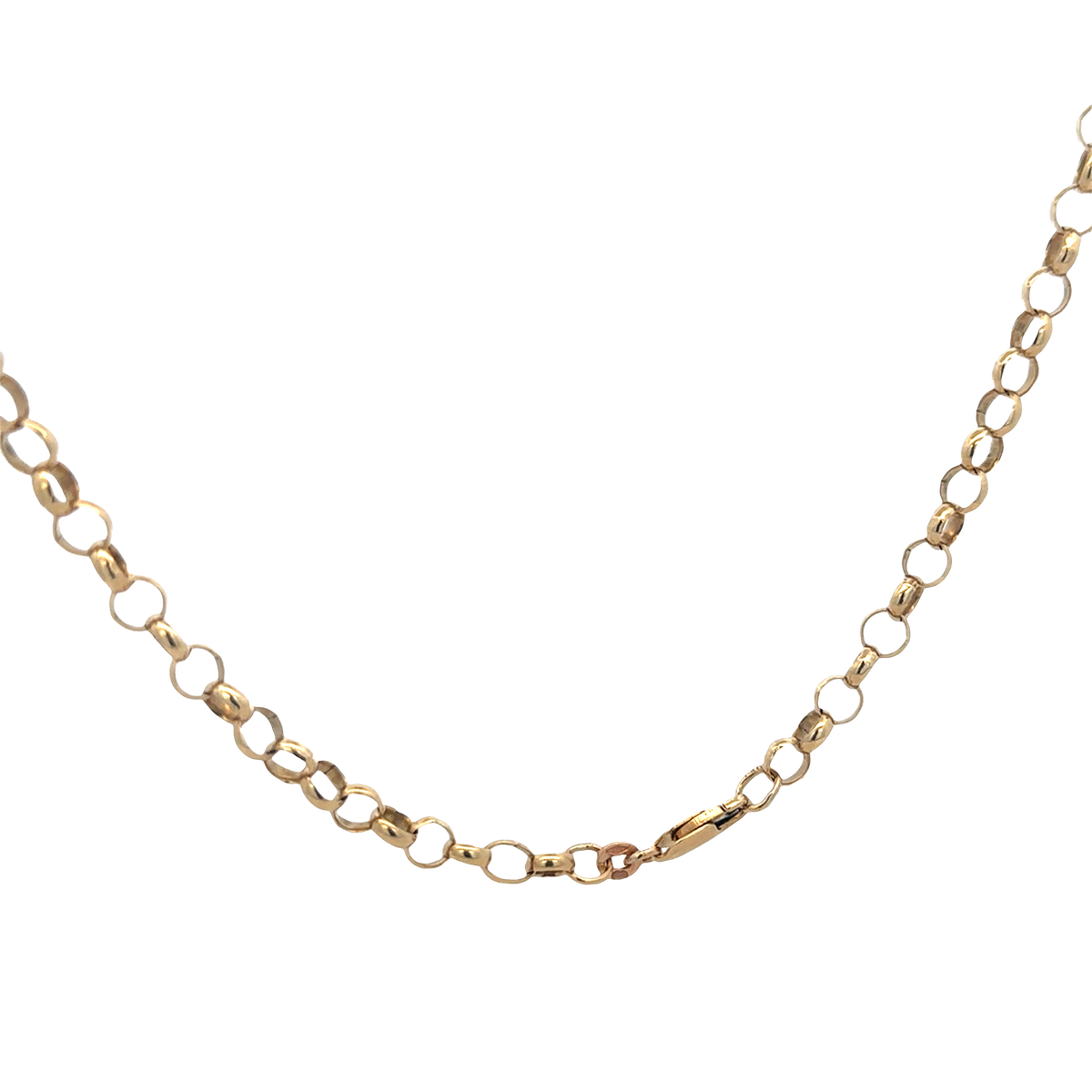 9ct yellow gold belcher chain 17.4g (sh25824l)