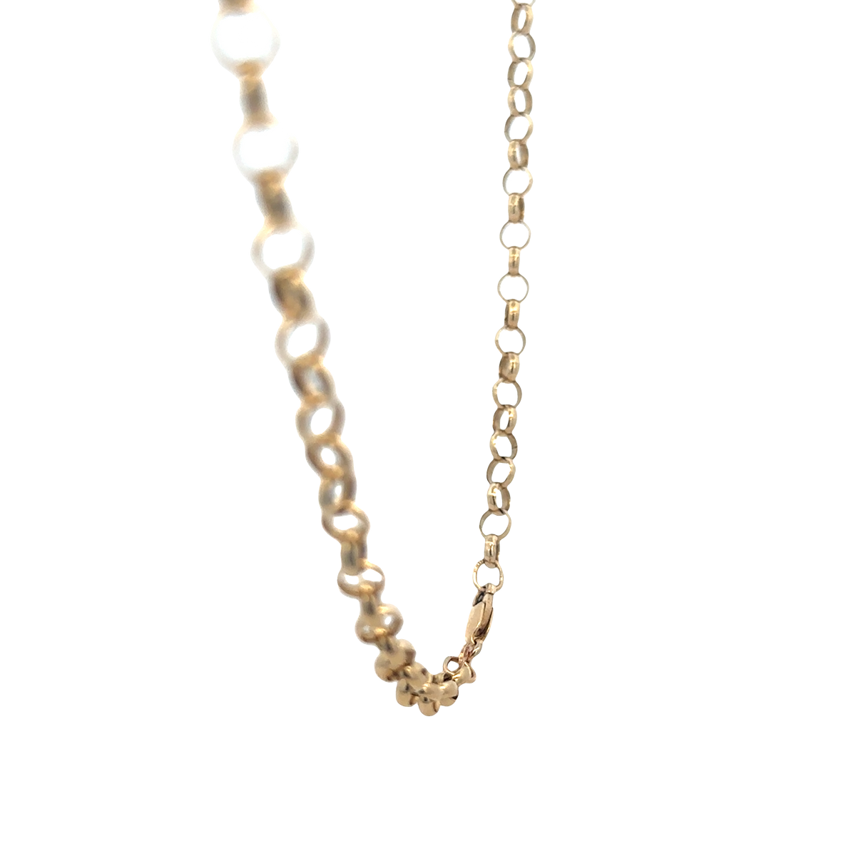 9ct yellow gold belcher chain 17.4g (sh25824l)