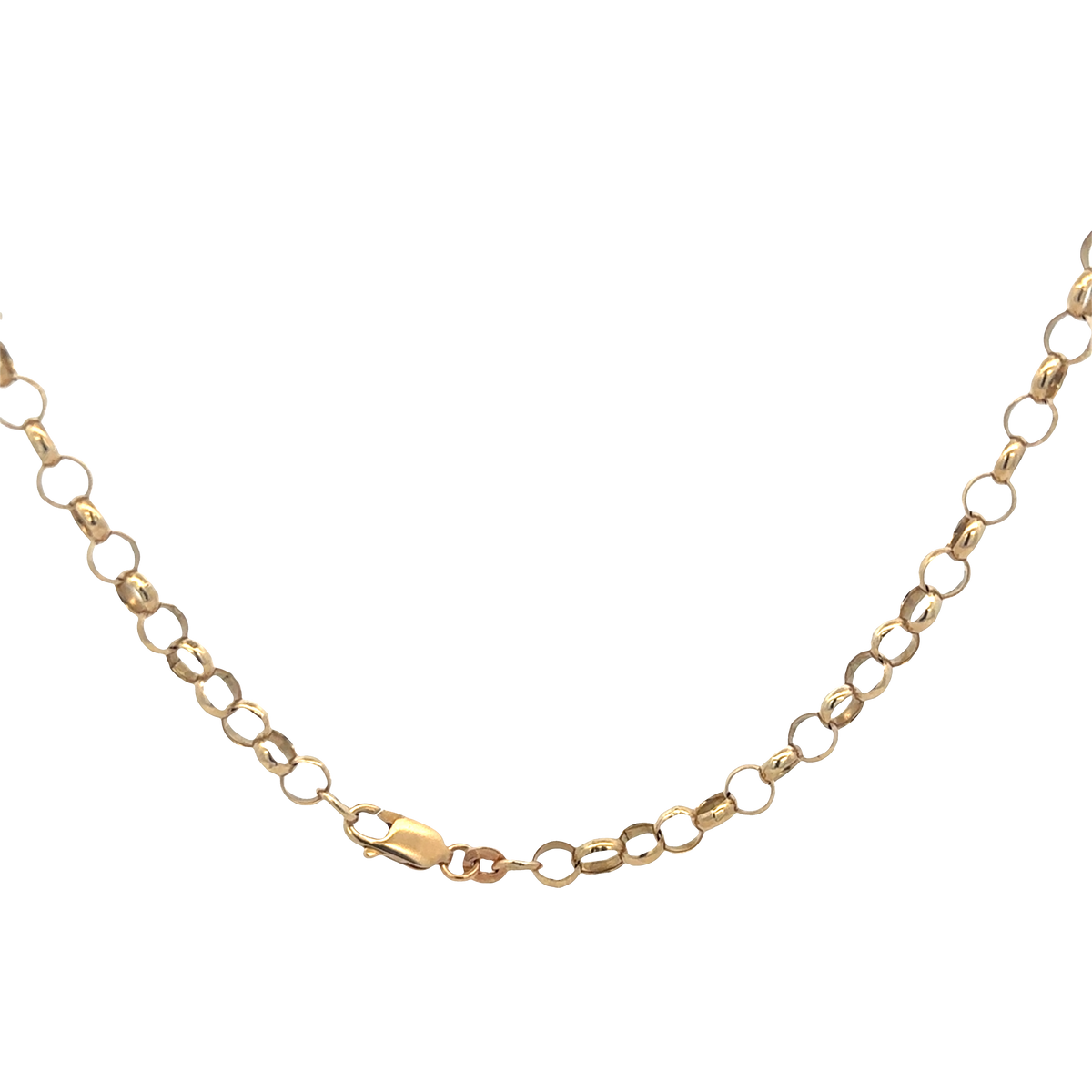 9ct yellow gold belcher chain 17.4g (sh25824l)