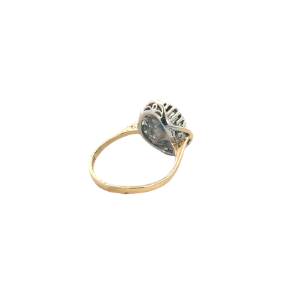 9ct yellow gold diamond ring sh27796b