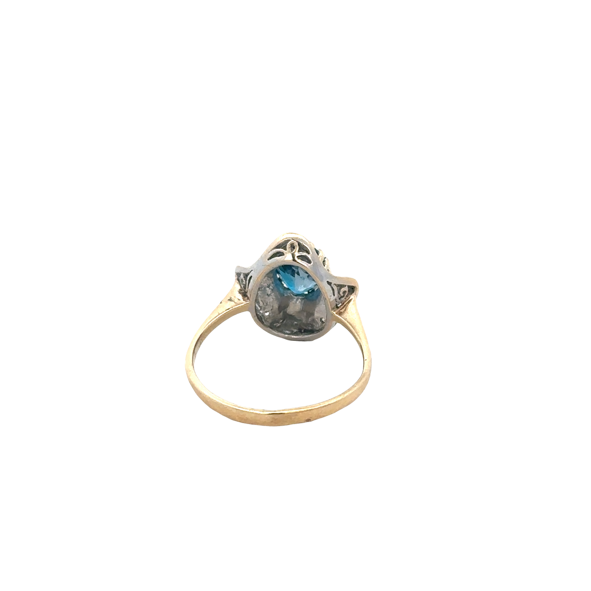 9ct yellow gold diamond ring sh27796b