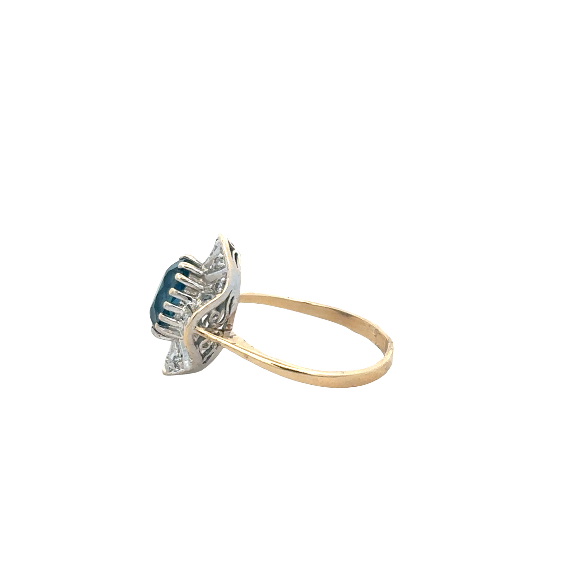 9ct yellow gold diamond ring sh27796b