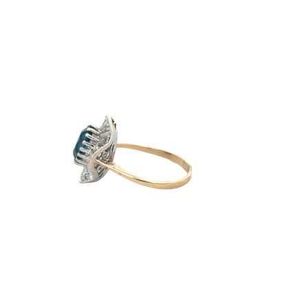 9ct yellow gold diamond ring sh27796b