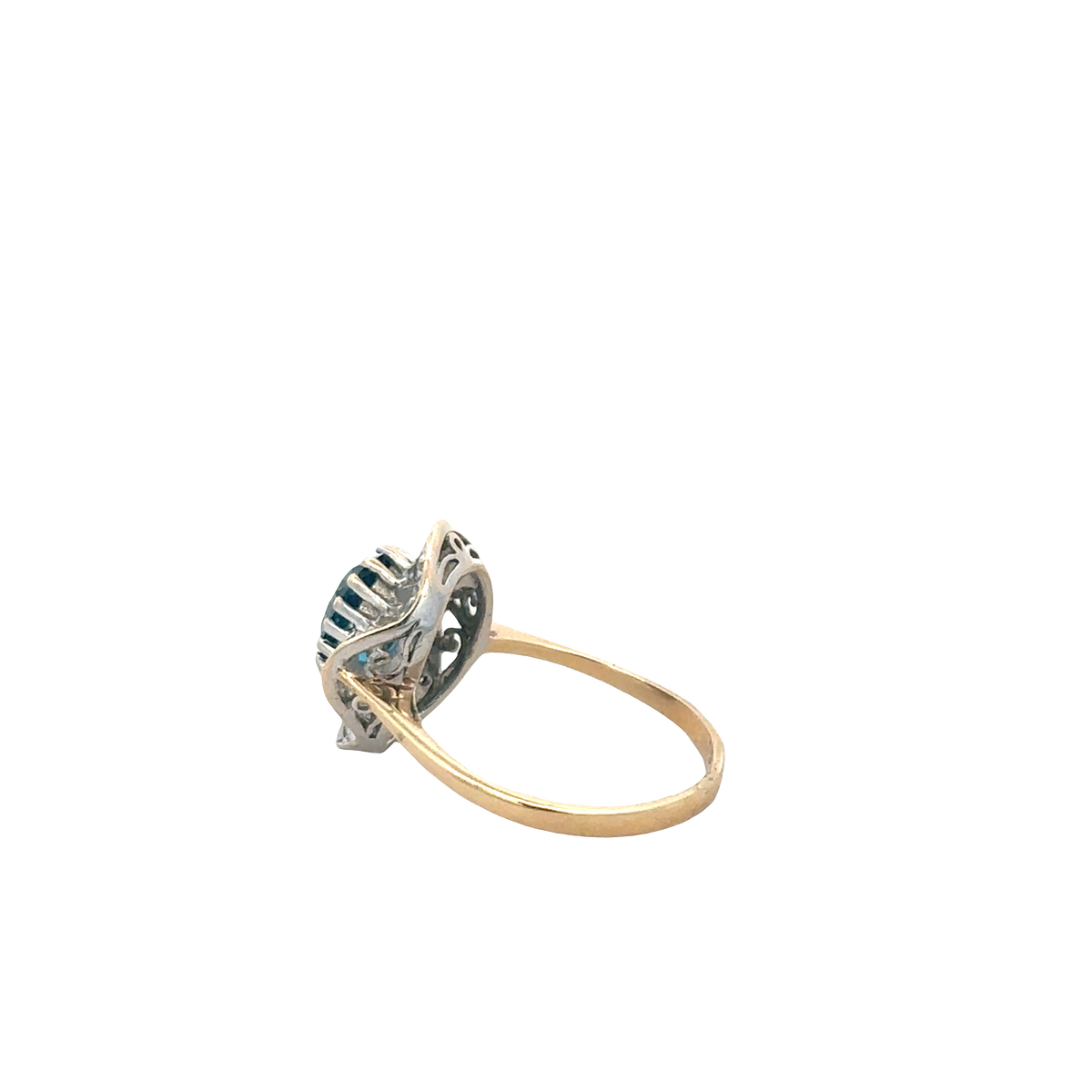 9ct yellow gold diamond ring sh27796b