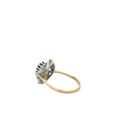 9ct yellow gold diamond ring sh27796b