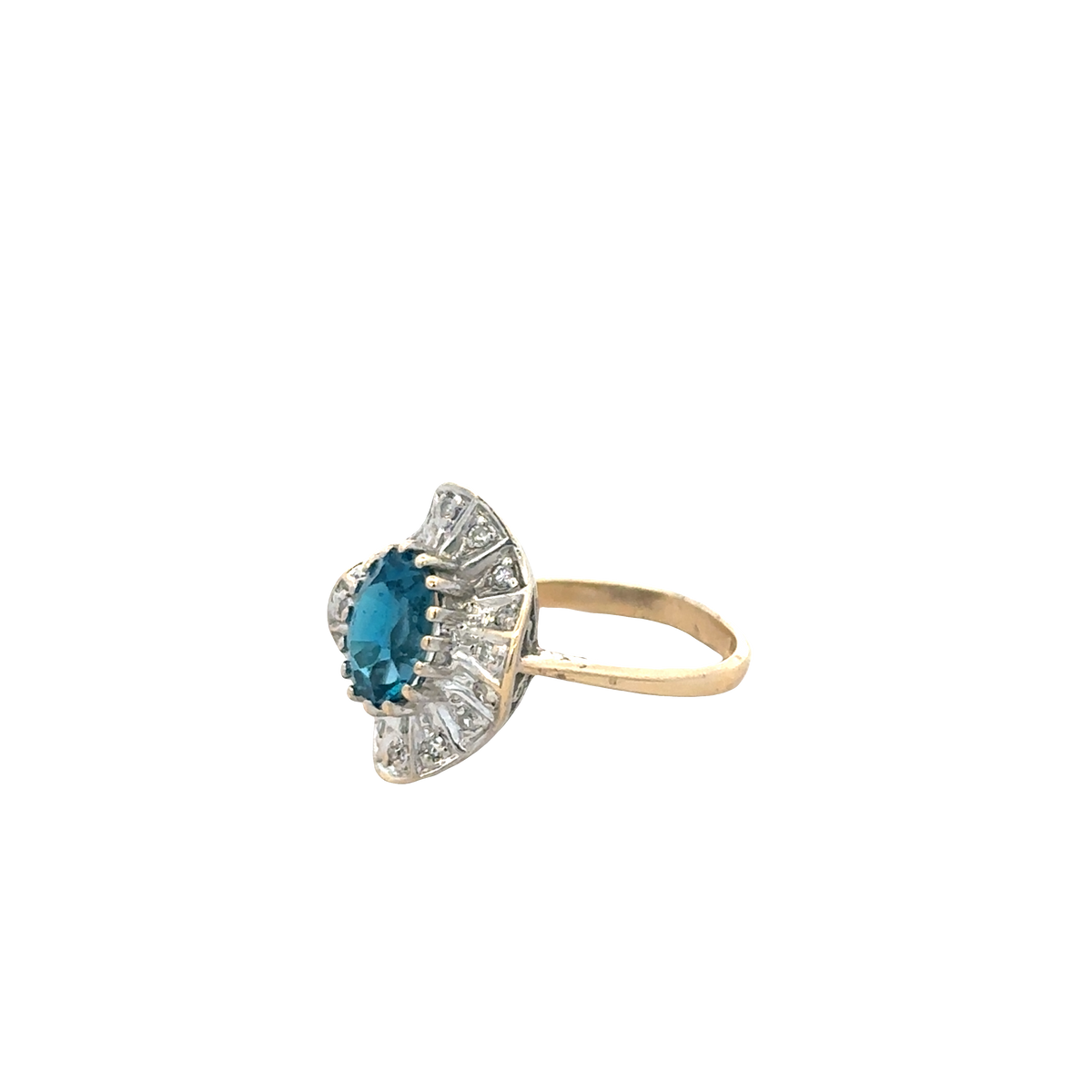 9ct yellow gold diamond ring sh27796b