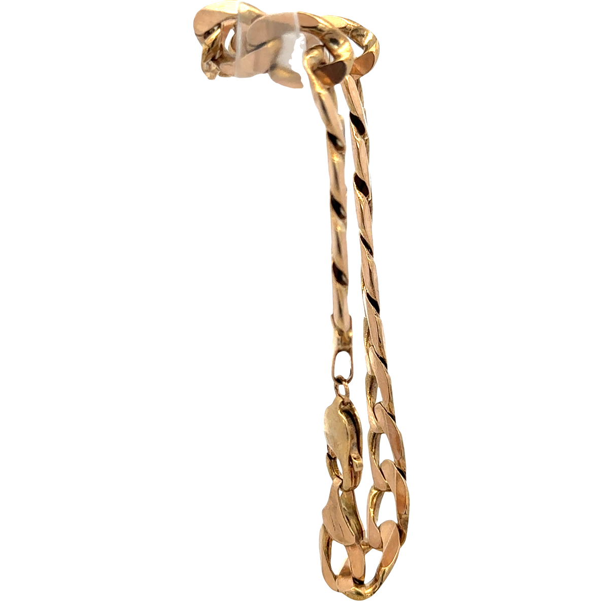 9ct yellow gold curb bracelet 32.9g (sh27357b)