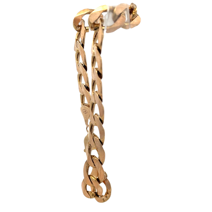 9ct yellow gold curb bracelet 32.9g (sh27357b)