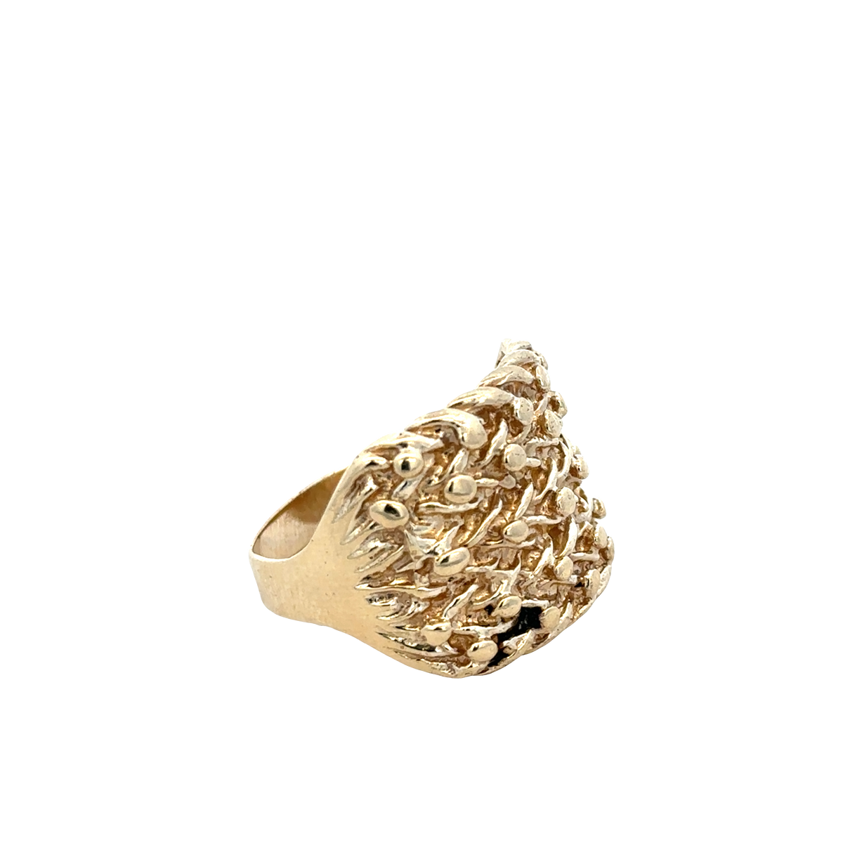 9ct yellow gold keeper ring size W1/2 (bb2054b)