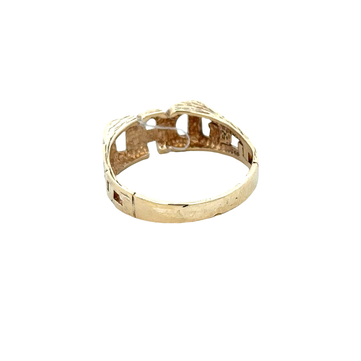 9ct yellow gold DAD ring size X (sh27865b)