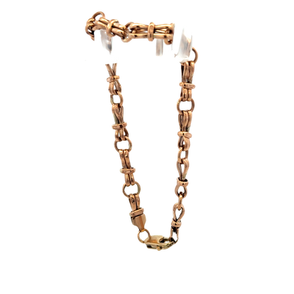 9ct yellow gold bracelet 6.1g (sh27451b)
