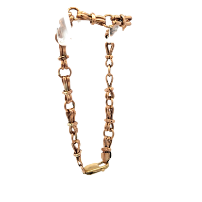 9ct yellow gold bracelet 6.1g (sh27451b)