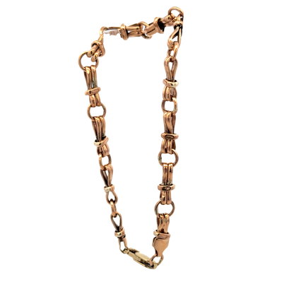 9ct yellow gold bracelet 6.1g (sh27451b)