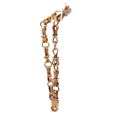 9ct yellow gold bracelet 6.1g (sh27451b)