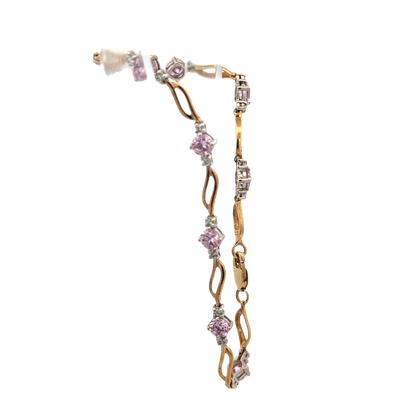 9ct yellow gold bracelet 4.7g (sh25781l)