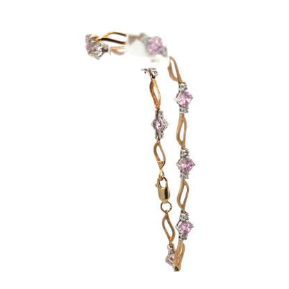 9ct yellow gold bracelet 4.7g (sh25781l)