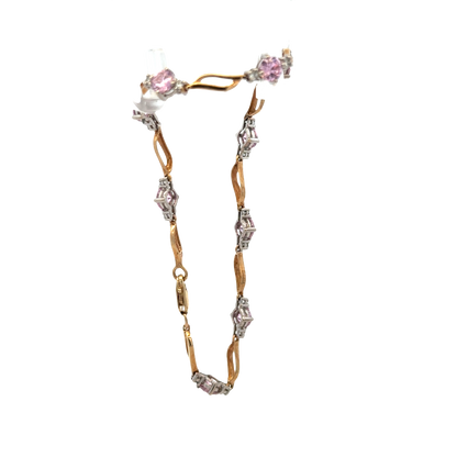 9ct yellow gold bracelet 4.7g (sh25781l)