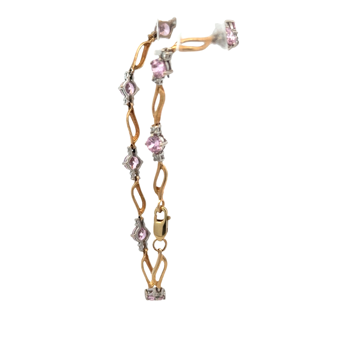 9ct yellow gold bracelet 4.7g (sh25781l)
