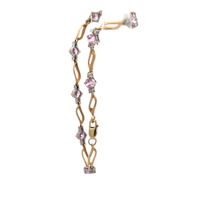 9ct yellow gold bracelet 4.7g (sh25781l)