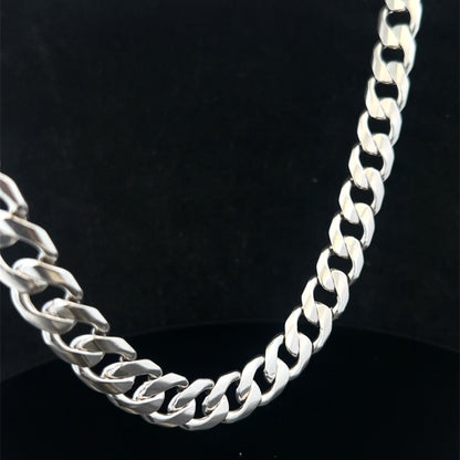 Silver curb chain 148.7g (sh27815b)