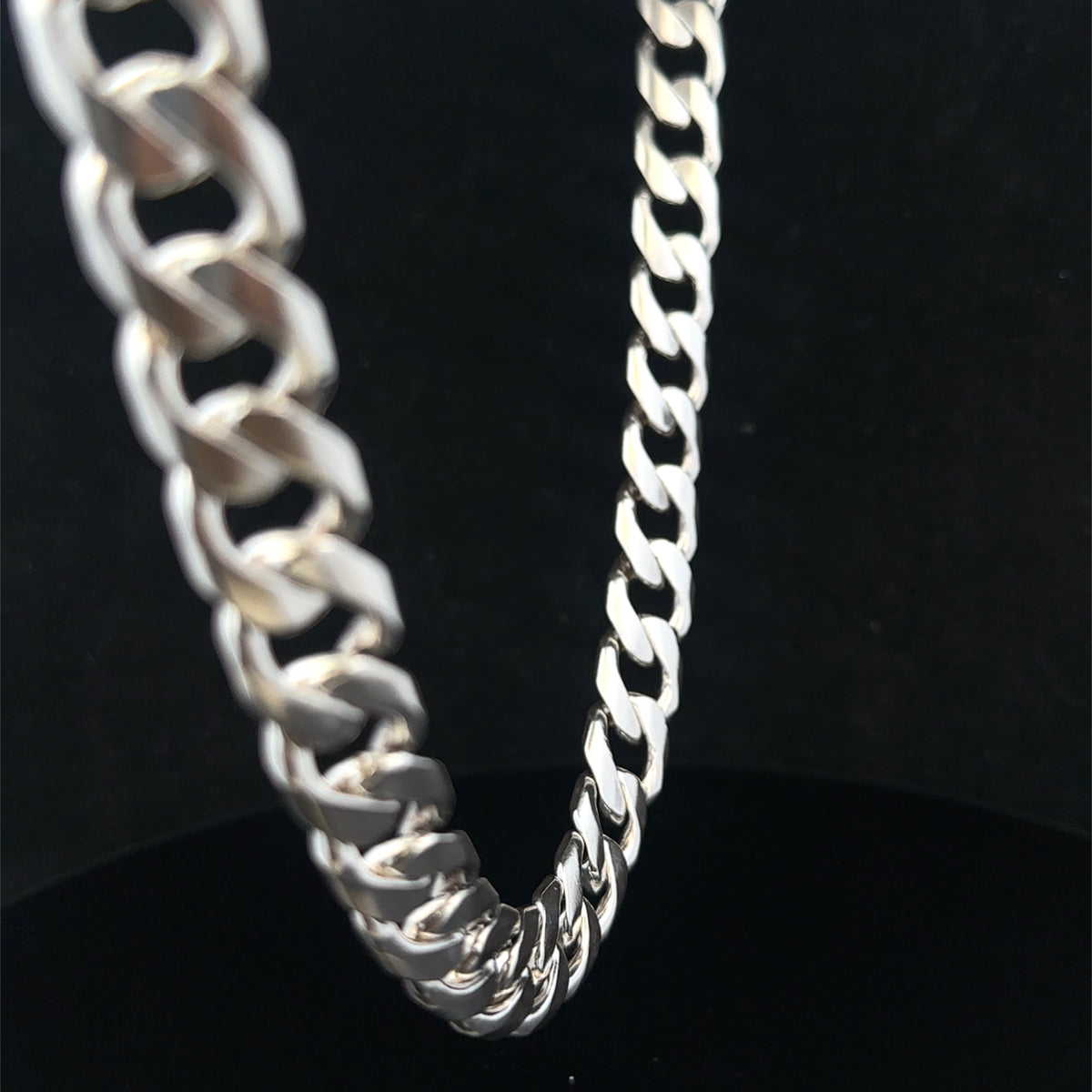Silver curb chain 148.7g (sh27815b)