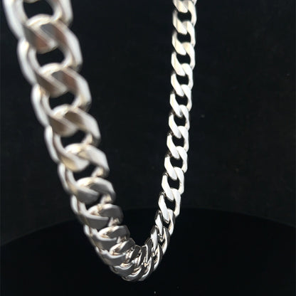 Silver curb chain 148.7g (sh27815b)