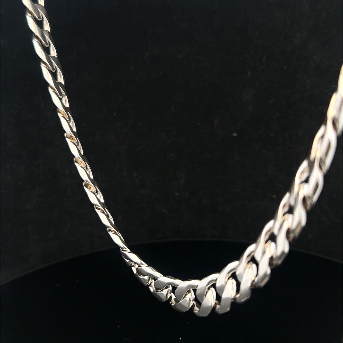 Silver curb chain 148.7g (sh27815b)