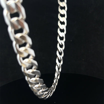 Silver curb chain 148.7g (sh27815b)