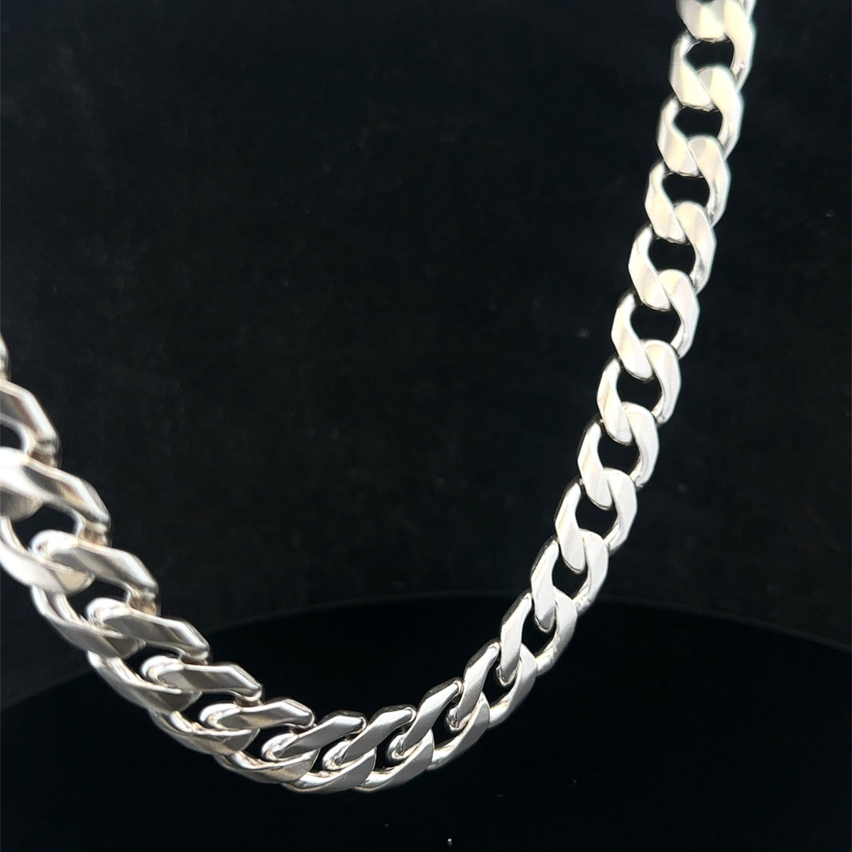 Silver curb chain 148.7g (sh27815b)