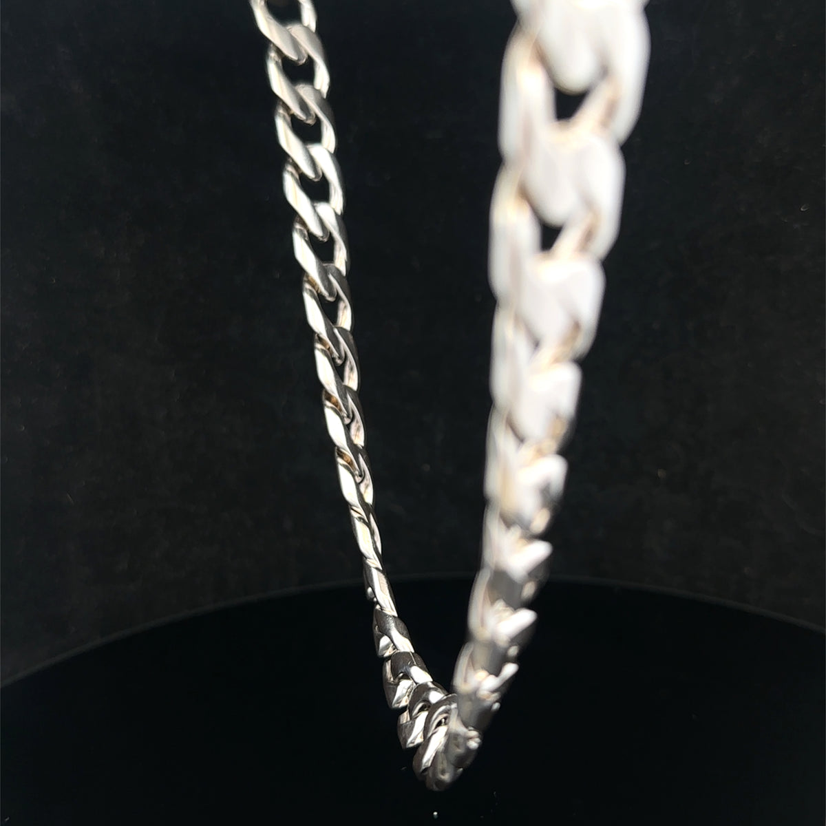 Silver curb chain 148.7g (sh27815b)