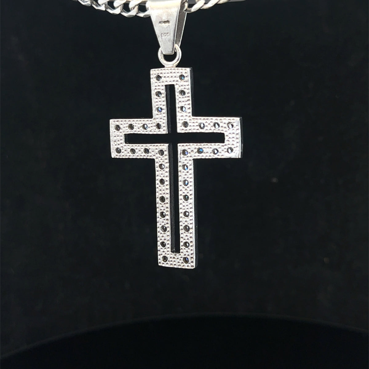 Silver cross pendant 17g (sh25704l)