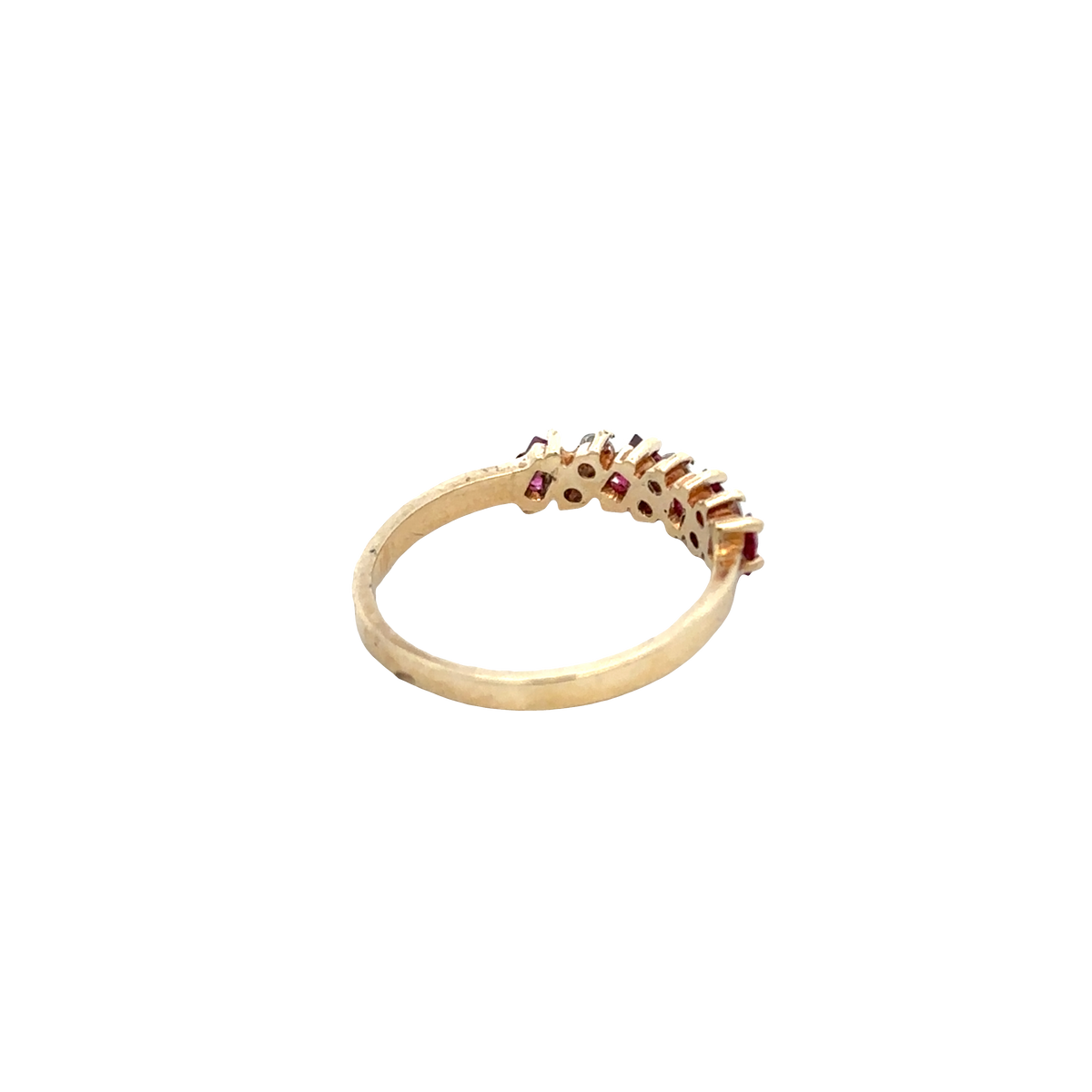 9ct yellow gold ring size M (sh27853b)