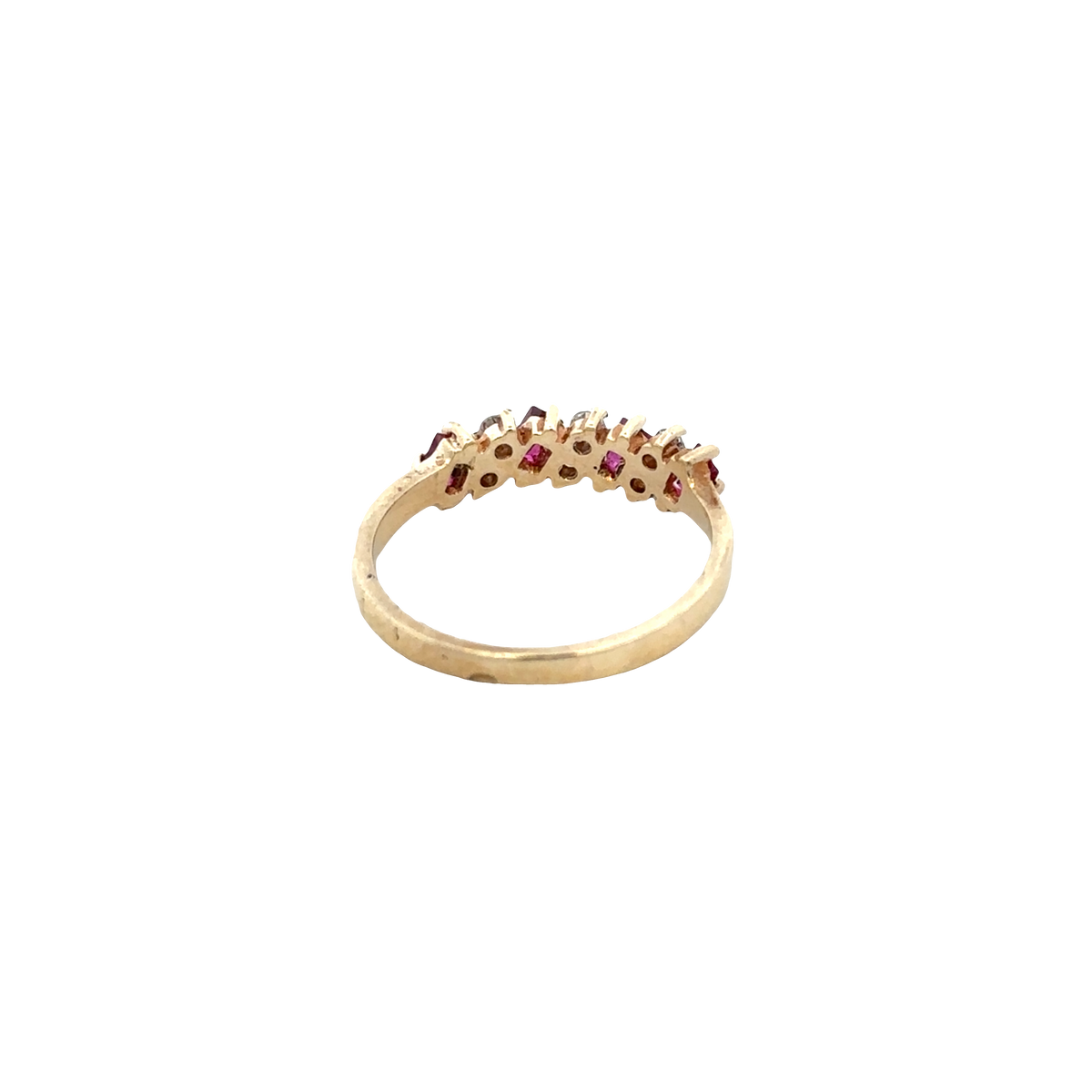 9ct yellow gold ring size M (sh27853b)
