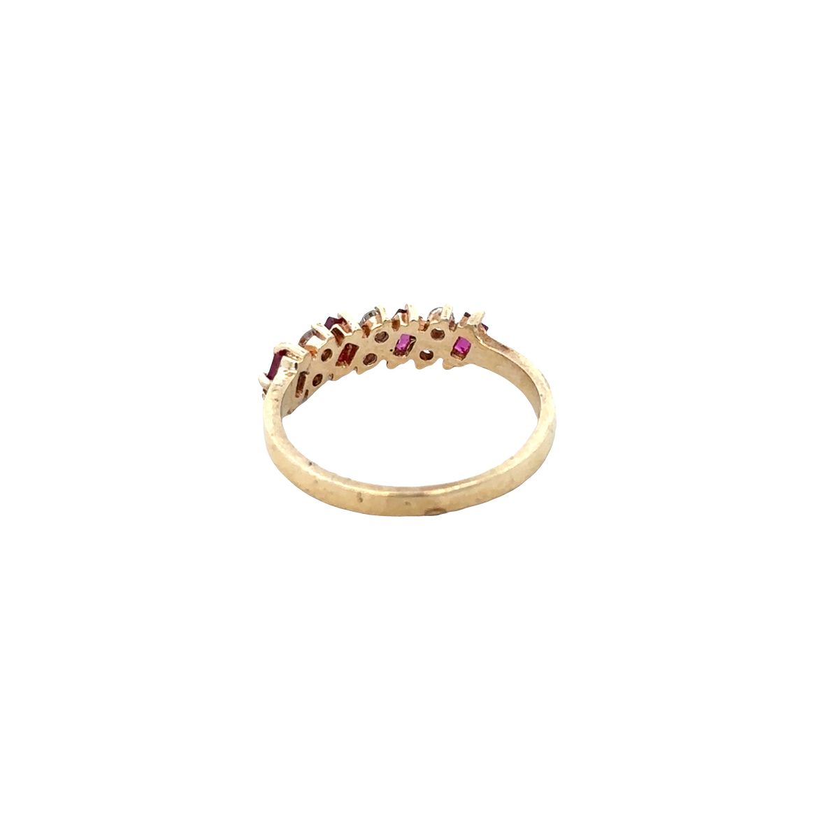 9ct yellow gold ring size M (sh27853b)