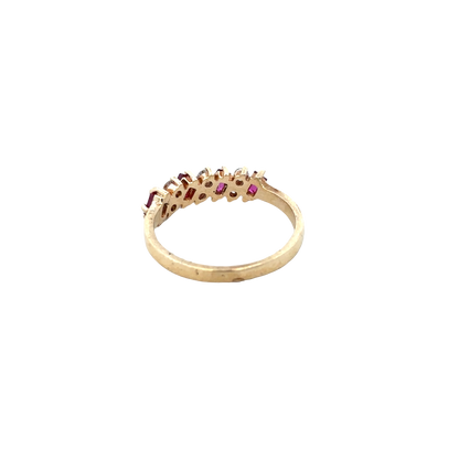9ct yellow gold ring size M (sh27853b)