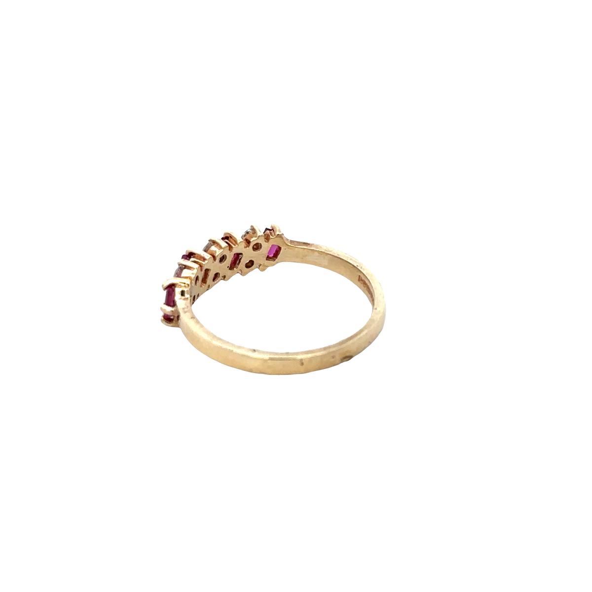 9ct yellow gold ring size M (sh27853b)