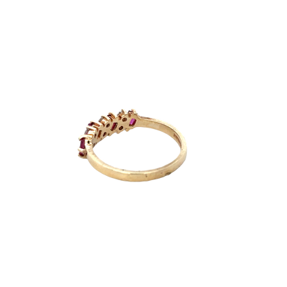 9ct yellow gold ring size M (sh27853b)